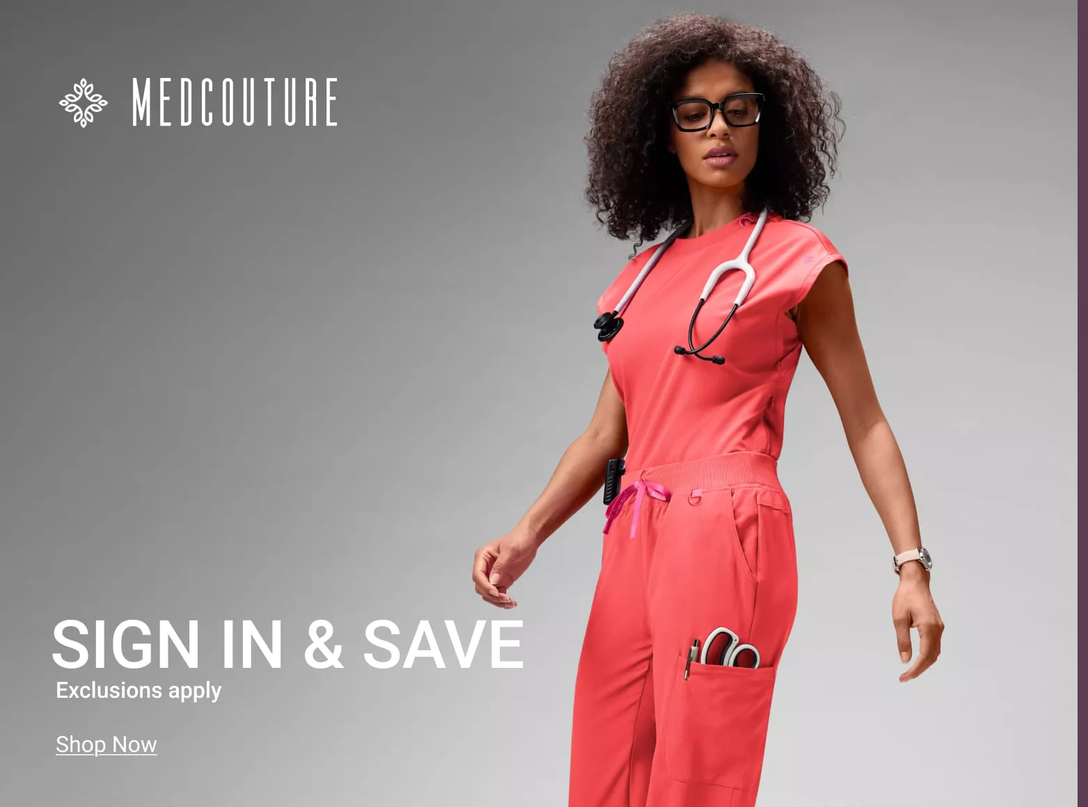 Sign In & Save Med Couture Scrubs