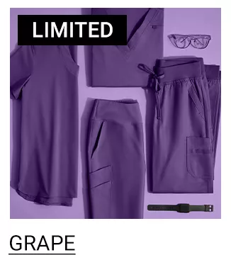 Grape Purple Scrubs 