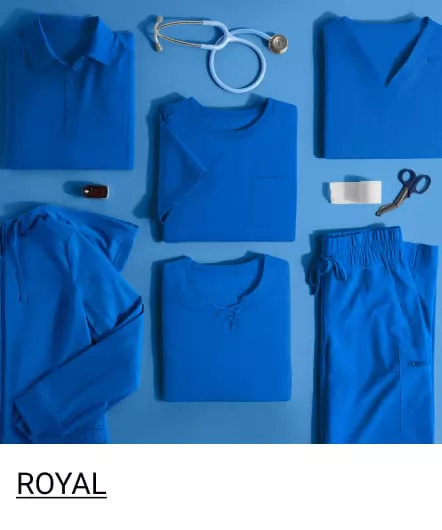 Royal Color Scrubs
