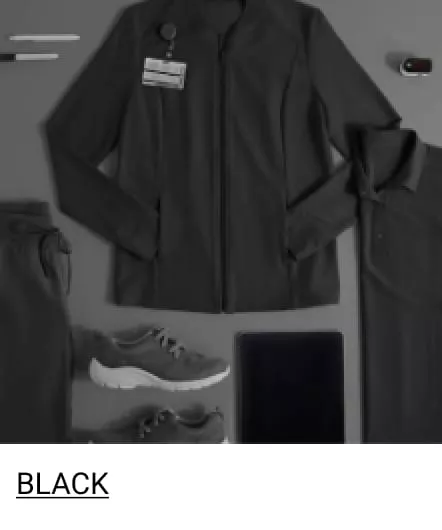 Black Color Scrubs