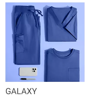 Galaxy Blue Scrubs