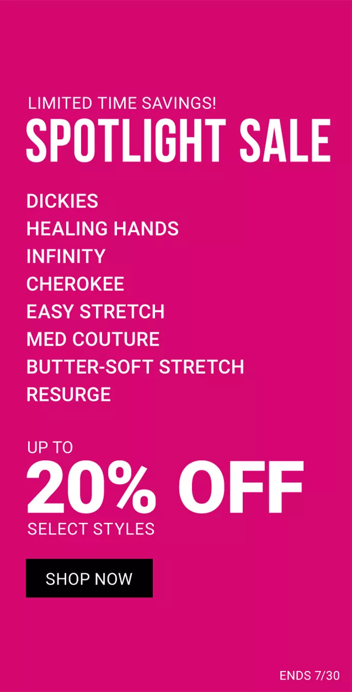 Spotlight Sale Scrubs on Sale