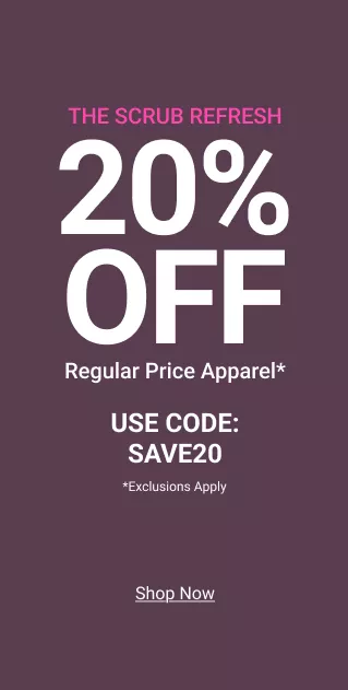 SAVE20 Source Code Scrubs on Sale