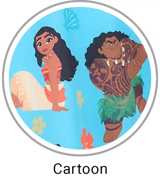 Cartoon Print Scrubs