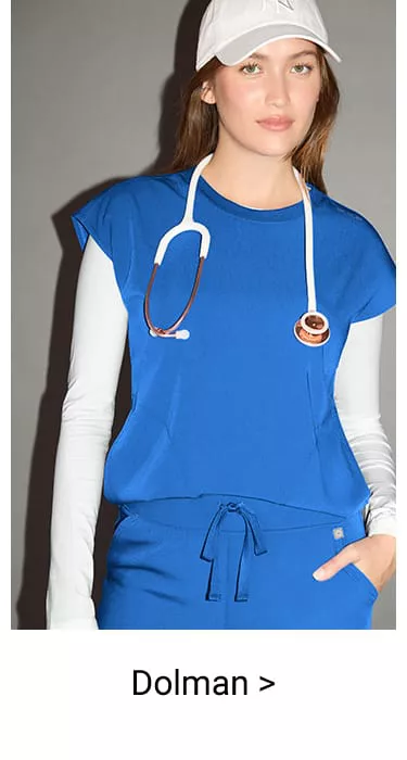 Dolman Sleeve Scrubs Tops