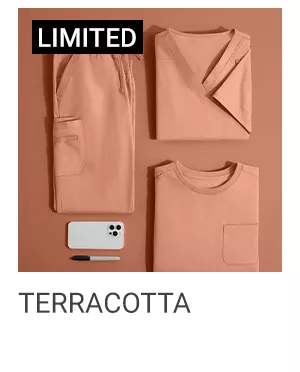 Terracotta Orange Color Scrubs