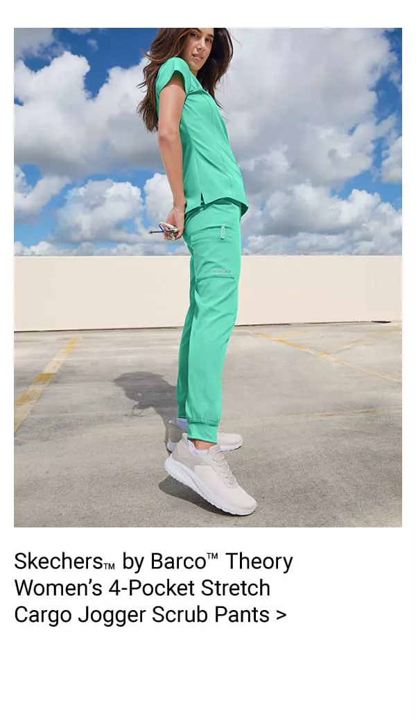Skechers by Barco Theory Women&rsquo;s Cargo Jogger Scrub Pant