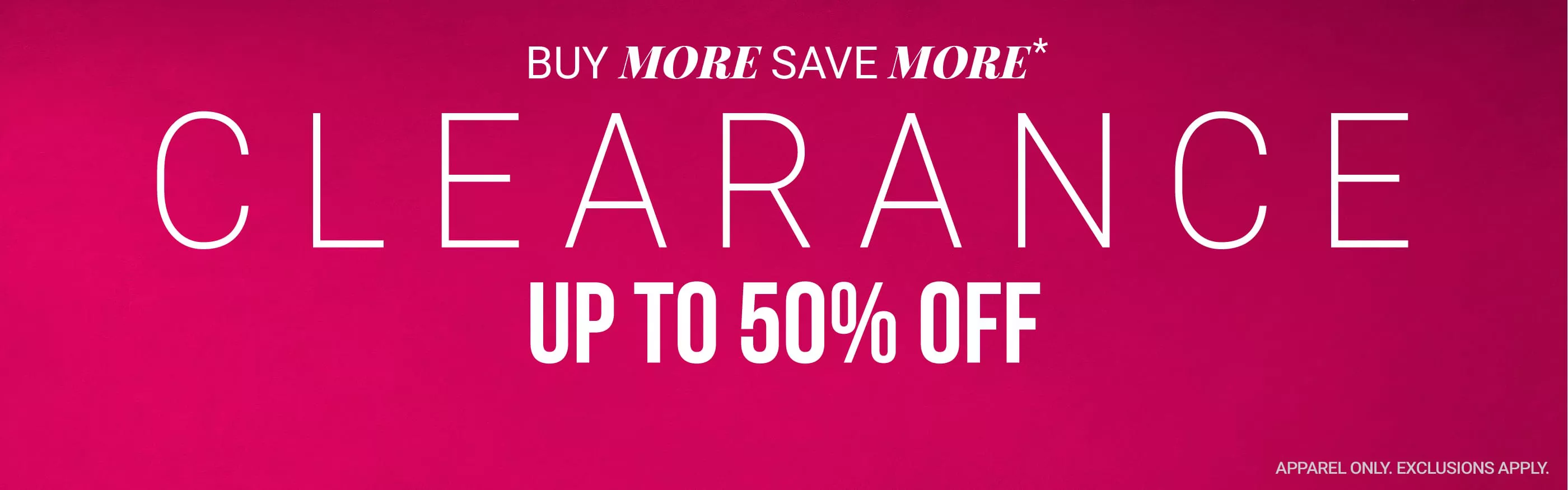 Shop Clearance