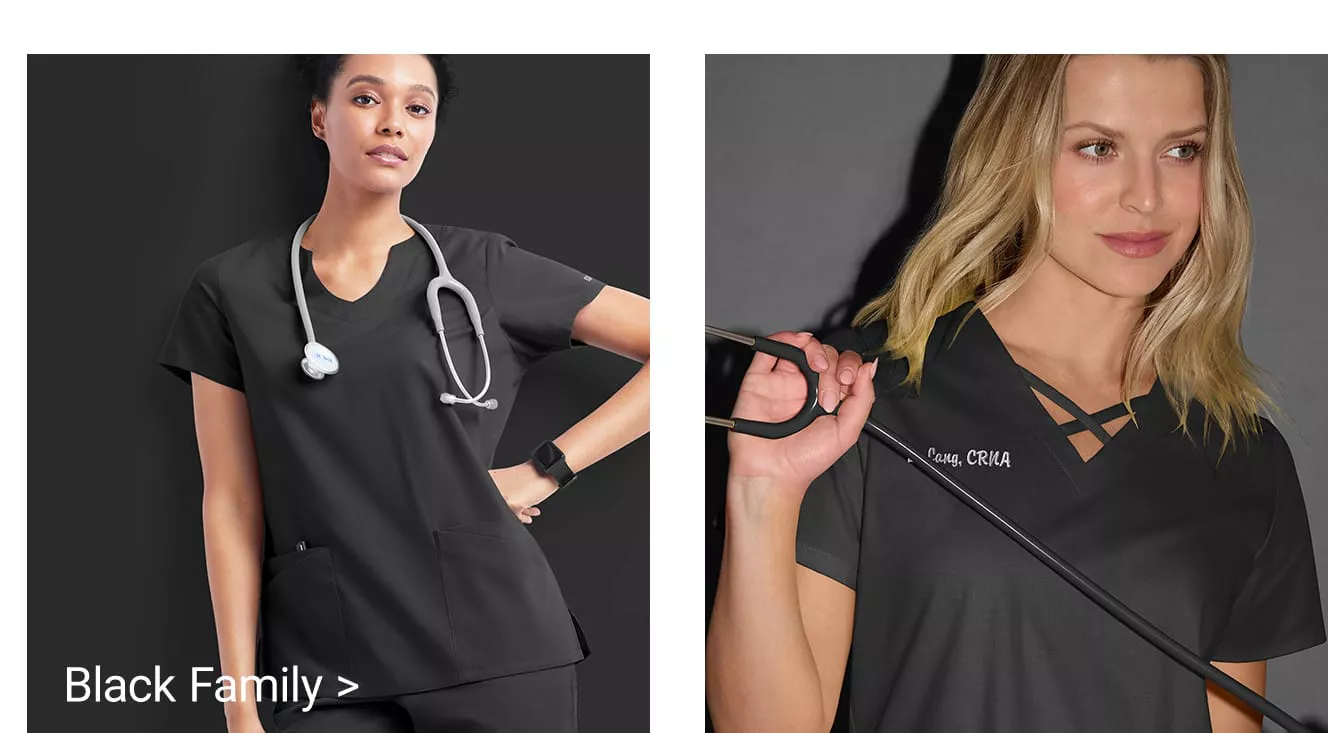 Black Color Scrubs