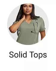 Women&rsquo;s Solid Scrub Tops 