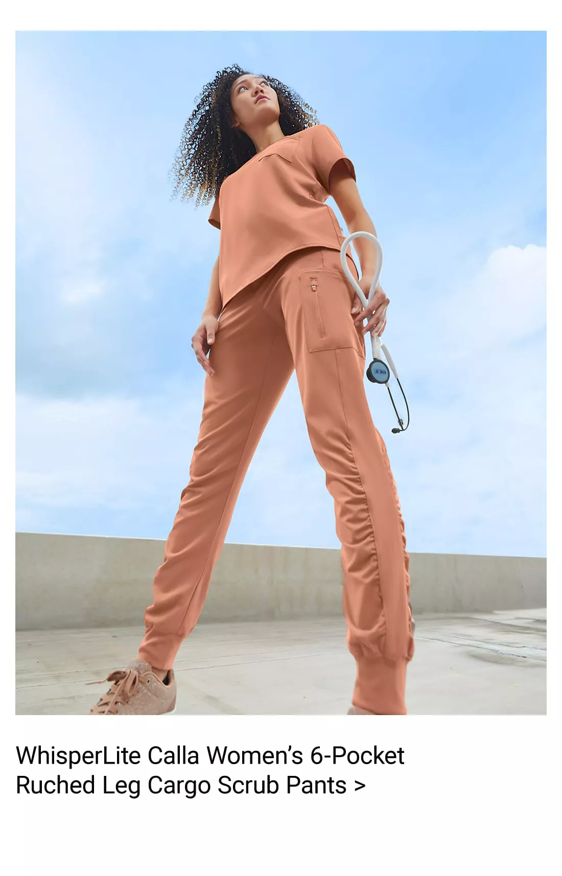 WhisperLite Calla 6-Pocket Scrub Pants