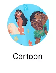 Cartoon Print Scrubs