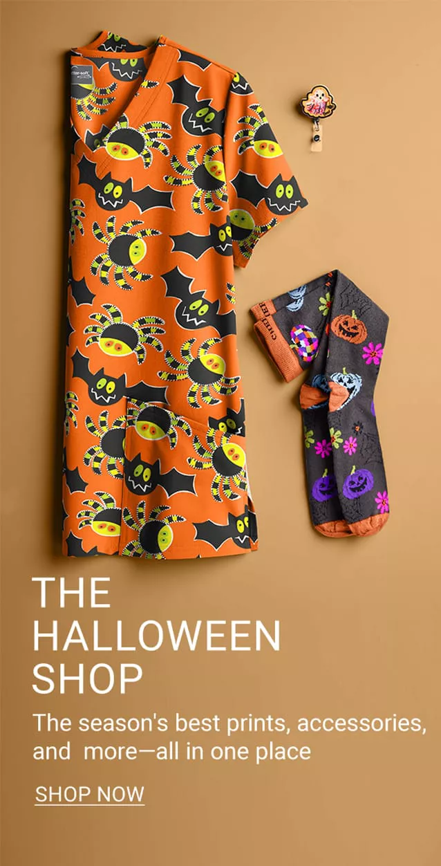 Fall Print Scrubs on Sale