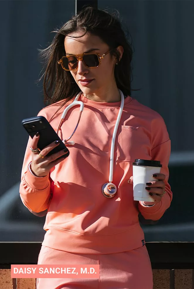 Shop Thermal Coral Color Scrubs