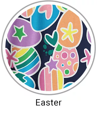 Easter Print Scrubs