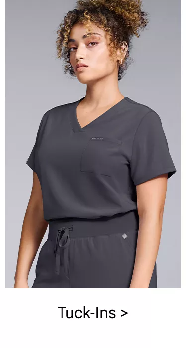Women&rsquo;s Tuck-in Scrub Tops 