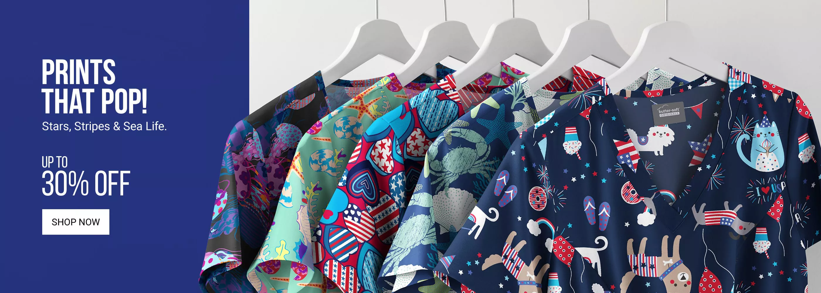 Print Scrubs on sale