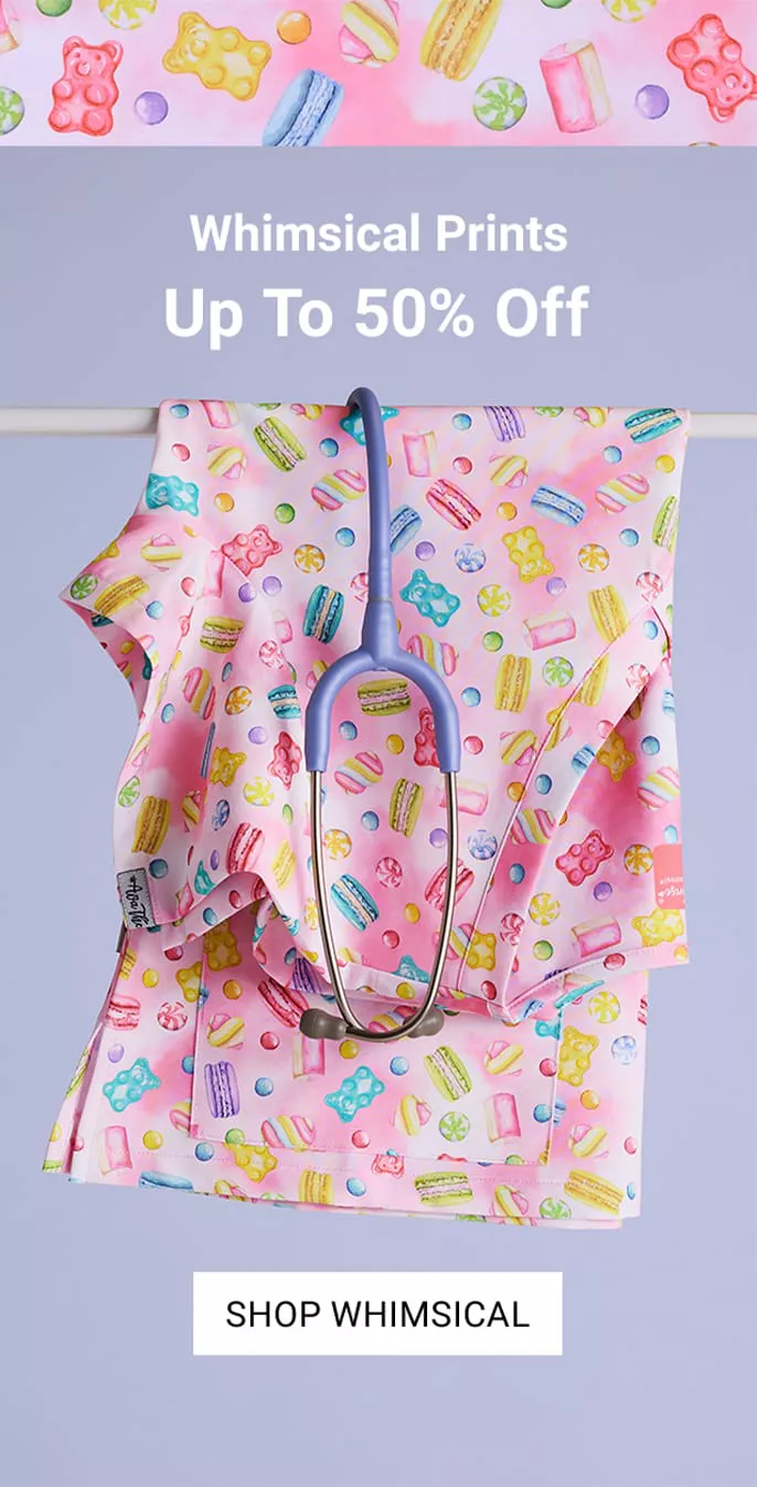 Whimsical Print Scrubs on Sale 