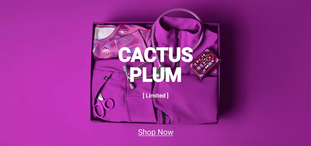 Cactus Plum Color Scrubs