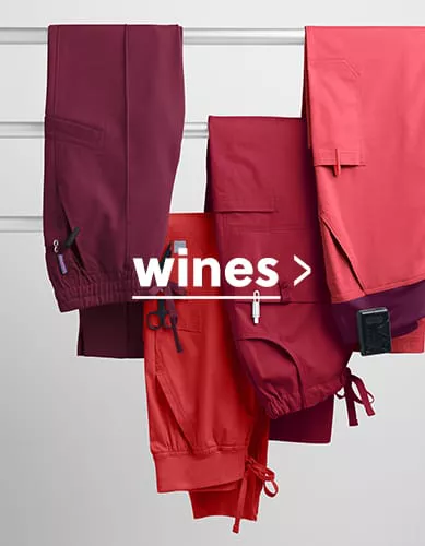Wine Color Family Scrubs
