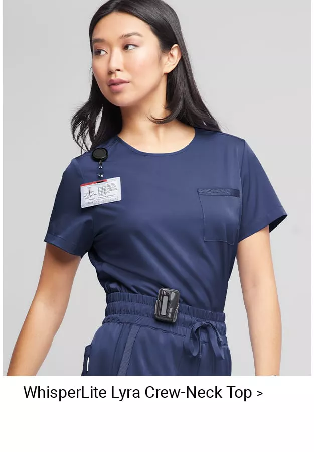 WhisperLite Lyra Scrub Top 