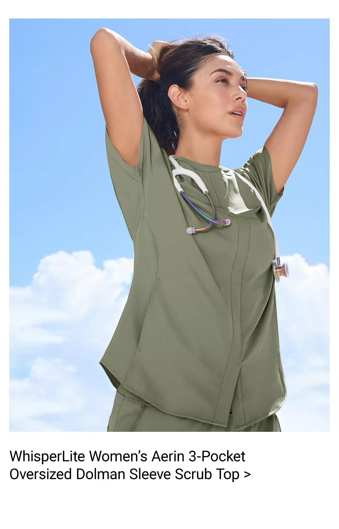 WhisperLite Aerin Scrub Top
