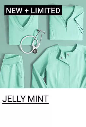 Shop Jelly Mint Scrubs  