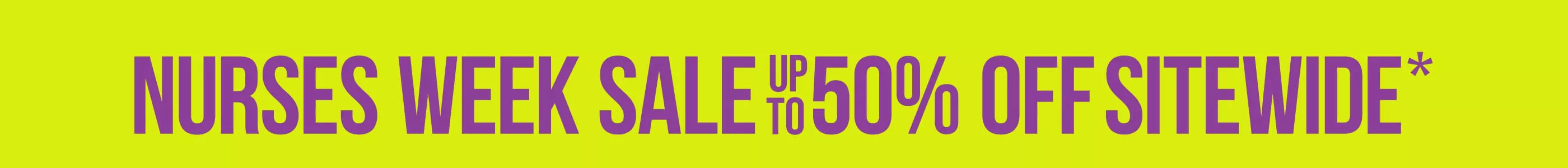 Nurses Week Sale