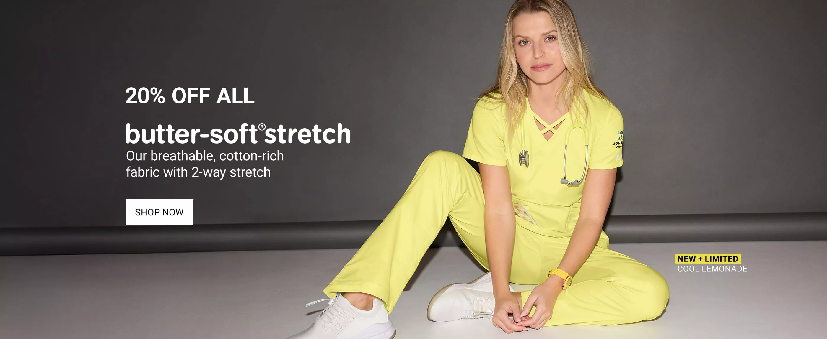 Butter-Soft Stretch scrubs on Sale