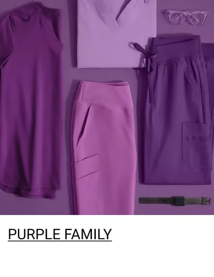 Purple Family Scrubs