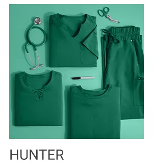Hunter Green Scrubs