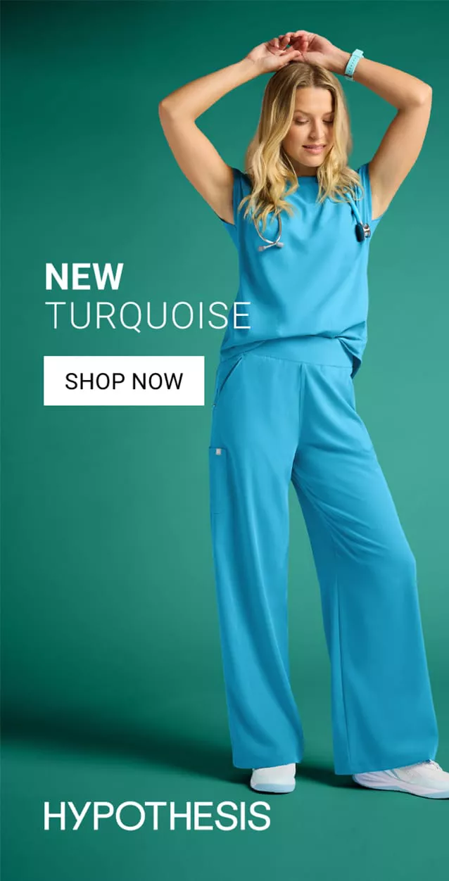 Turquoise Color Scrubs