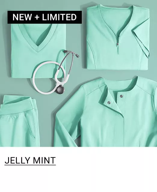 Shop Jelly Mint Scrubs  