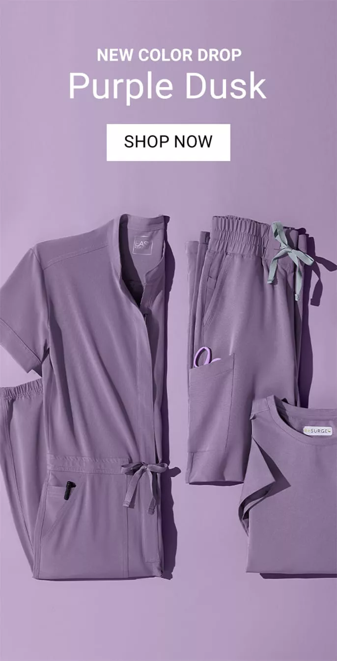 Purple Dusk Color Scrubs