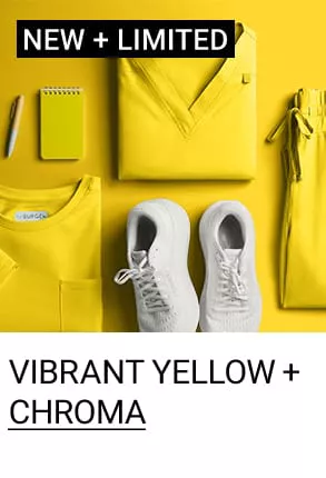 Vibrant Yellow + Chroma Scrubs