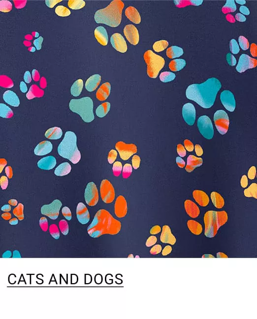 Cats and Dogs Scrubs on Sale