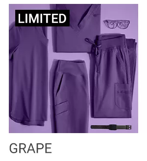 Grape Purple Scrubs 