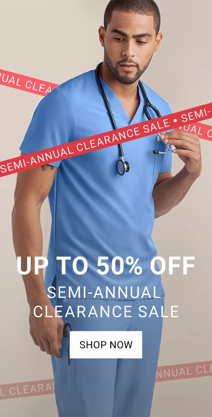Men&acute;s Semi-Annual Clearance Scrubs on Sale