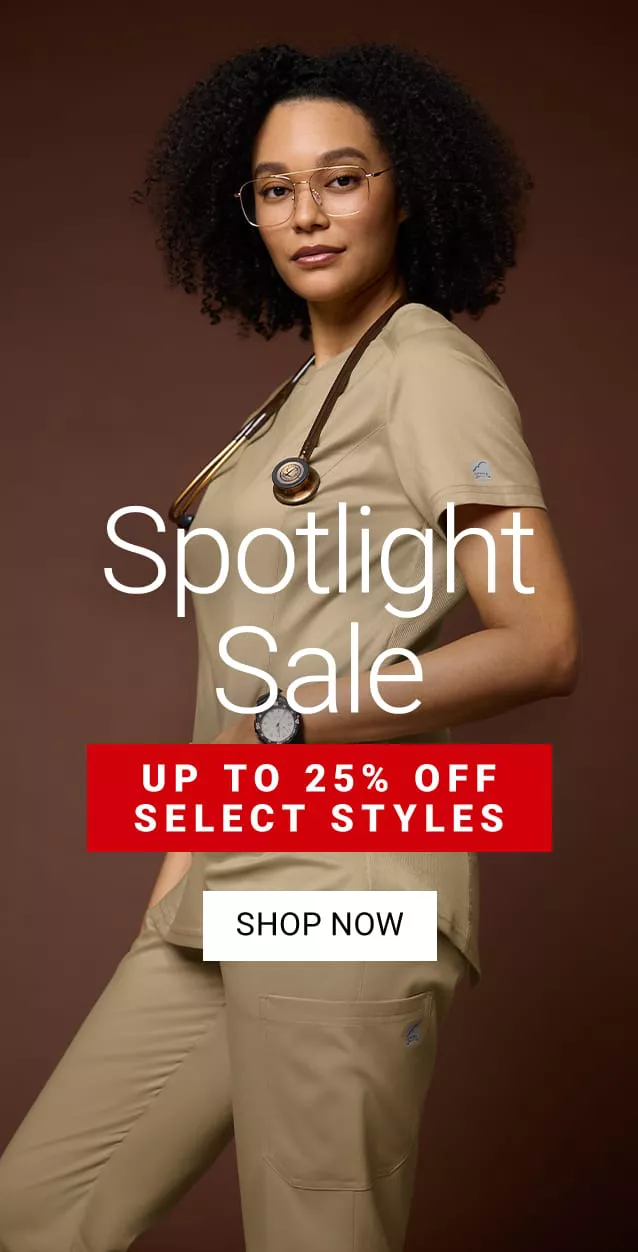 Spotlight Sale - Up to 25% off Select Medical Scrubs