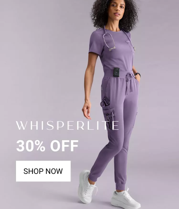 Free Shipping on WhisperLite Scrubs