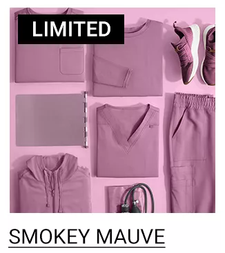 Smokey Mauve Purple Scrubs 