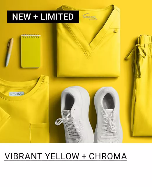 Vibrant Yellow + Chroma Scrubs