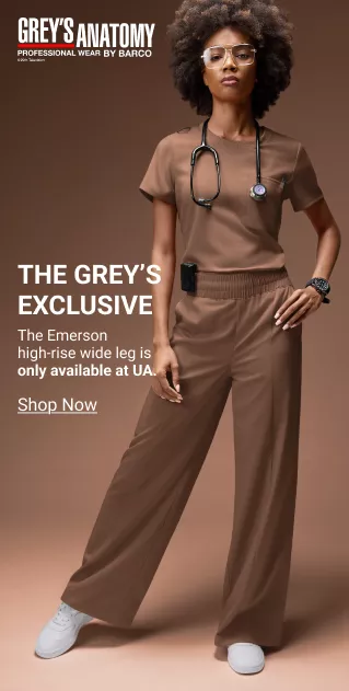 Grey&rsquo;s Anatomy Emerson Wide Leg Scrub Pant