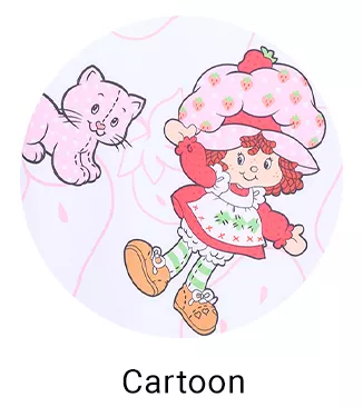 Cartoon Print Scrubs