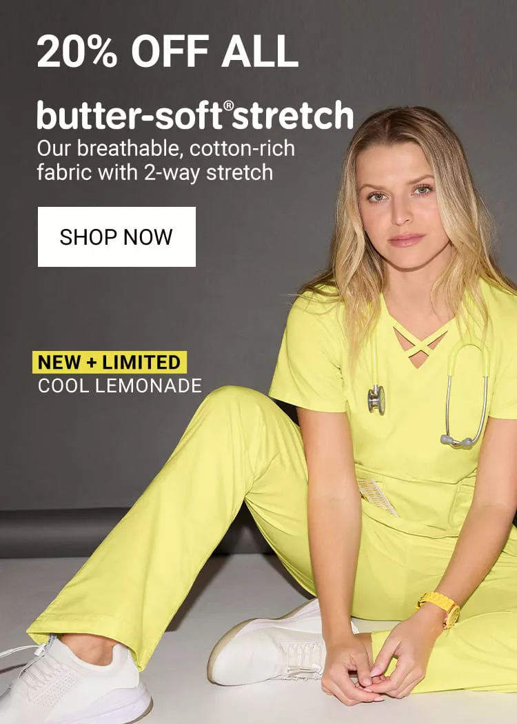 Butter-Soft Stretch scrubs on Sale