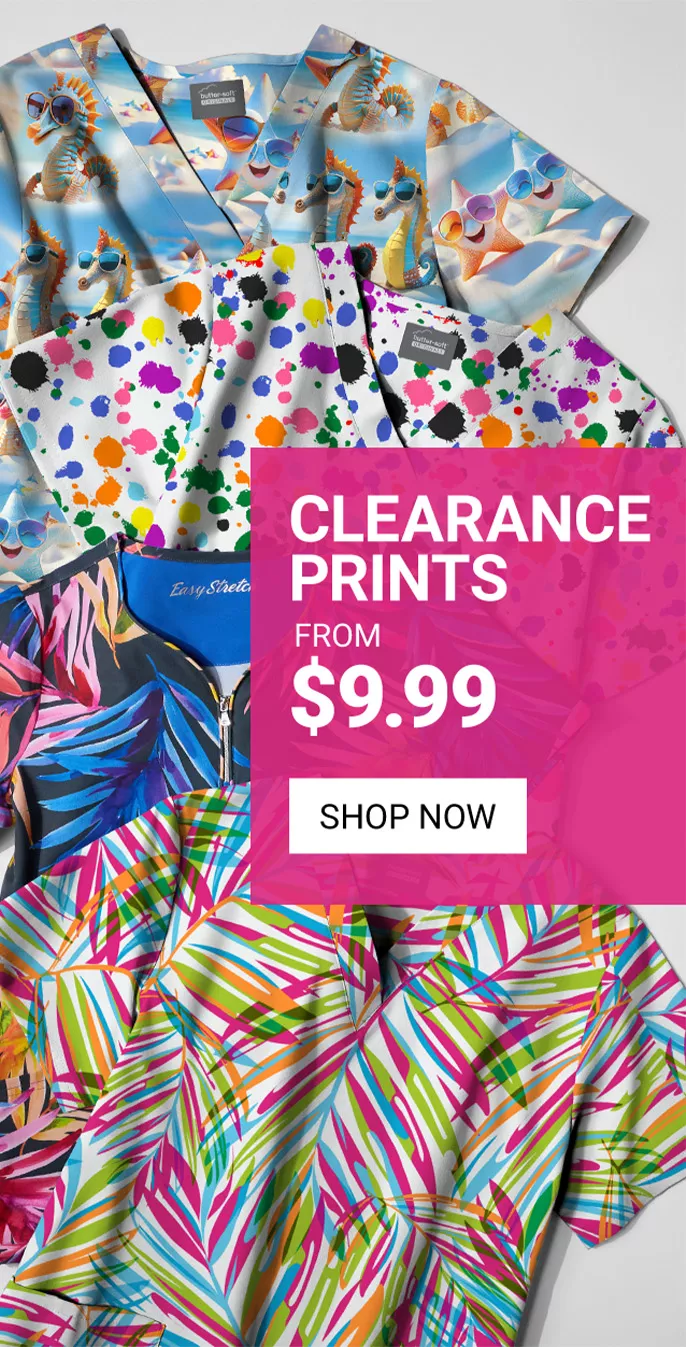 Clearance Print Scrubs from $9.99