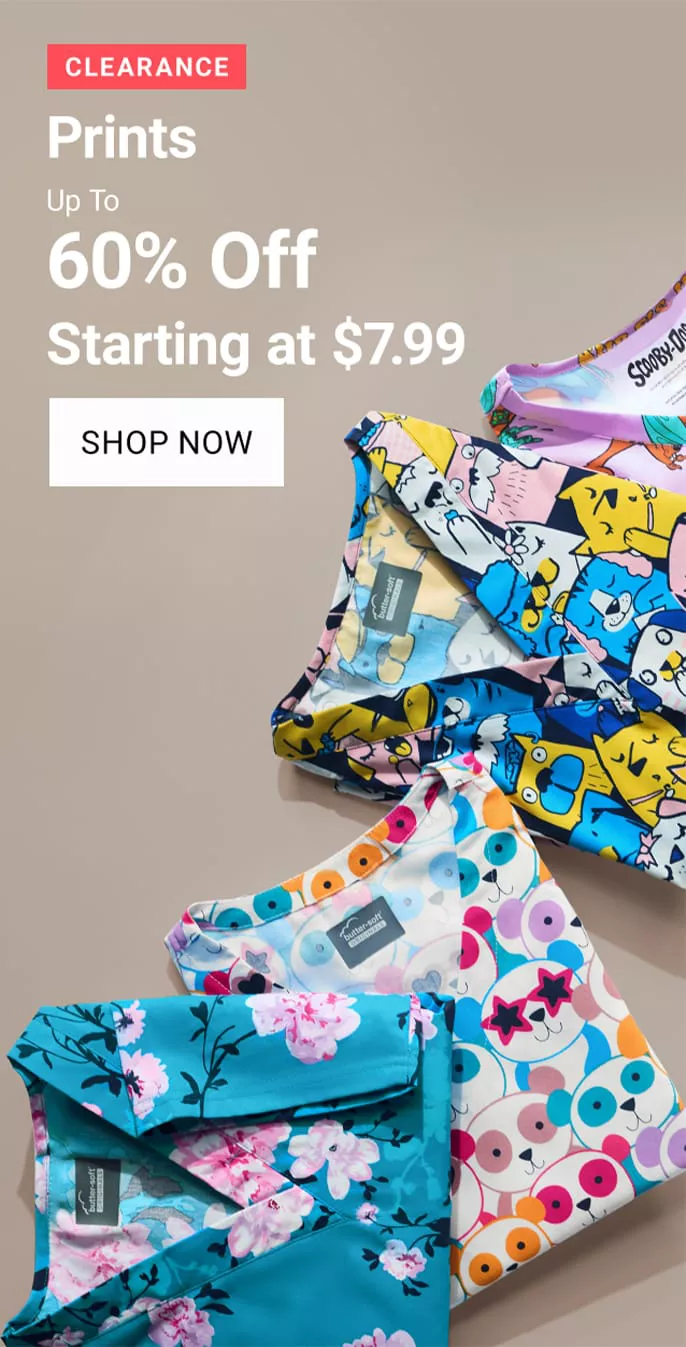 Semi-Annual Clearance Print scrubs on Sale