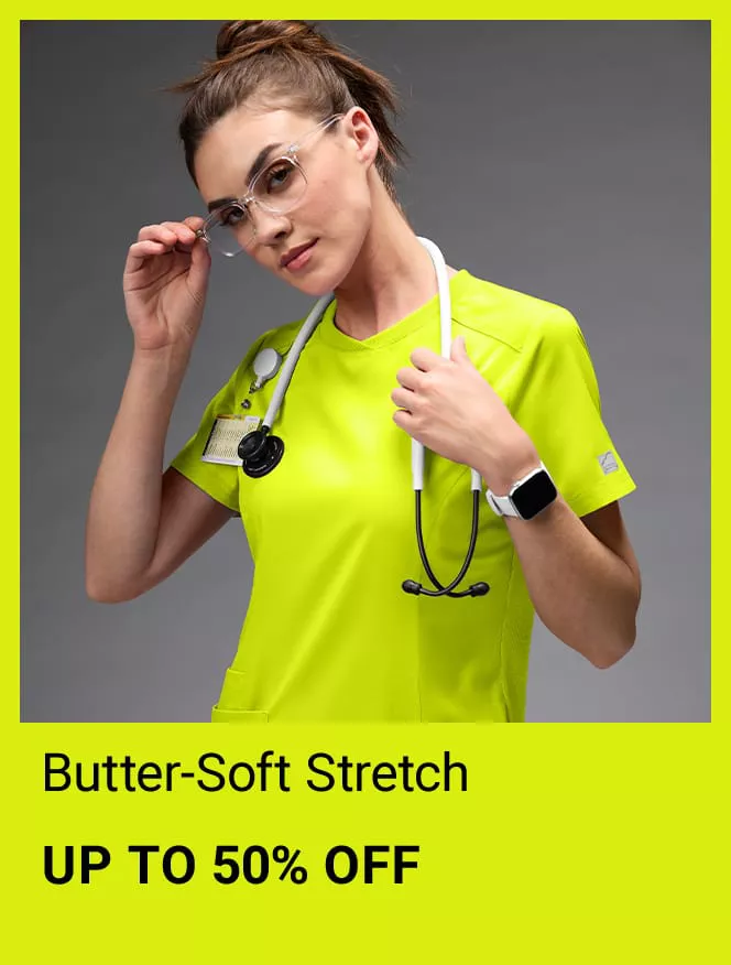 Butter-Soft Stretch Scrubs on Sale