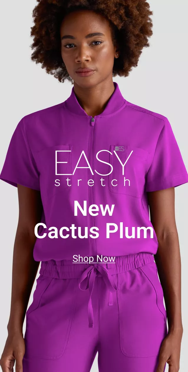 Easy Stretch Scrubs in Cactus Plum