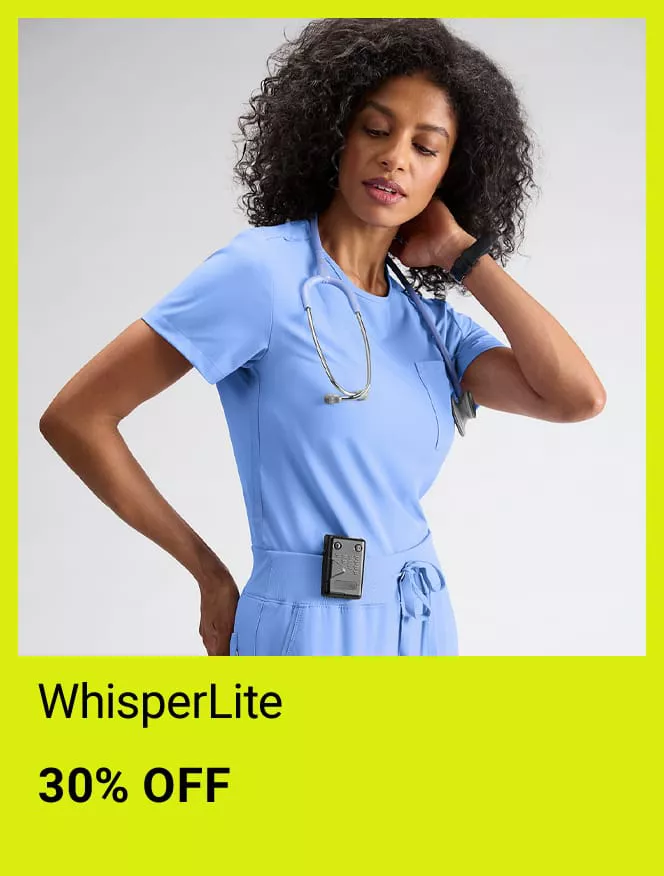 WhisperLite Scrubs on Sale